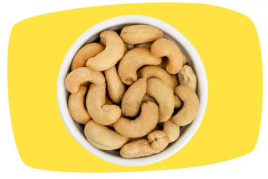 Supreme Roasted Cashews Unsalted Bulk Size 25 lbs/11.33 kgs