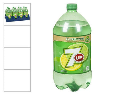 7up Soda 7-Up 2 LT/67 ounces (8/Case)