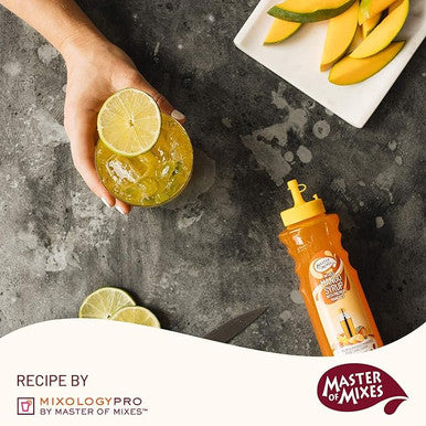 Master of Mixes 375 mL Mango Syrup - Rich Tropical Flavor (12/Case)