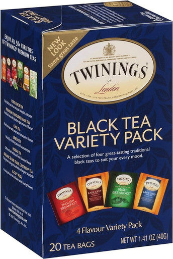 Twinings Classic  Black Tea Variety Tea Bags - 20/Box(6/CASE)
