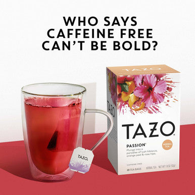 TAZO Passion Tea Bags Bulk Food Service | 20UN/Unit, 6 Units/Case