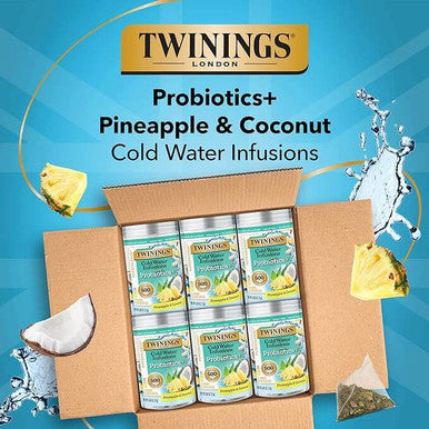 Twinings  Probiotics Pineapple & Coconut Water Enhancer - 10/Pack(6/CASE)