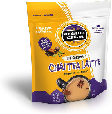 Oregon Chai Original Chai Tea Latte Dry Mix 3 lb. (4/Case)