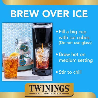 Twinings Probiotics Lemon & Ginger Herbal Tea Single Serve - 24/Box(4/CASE)