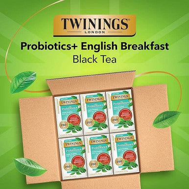 Twinings Probiotics English Breakfast Premium BlendTea - 18/Box(6/CASE)