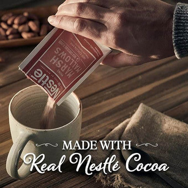 Nestle Rich Chocolate Hot Cocoa Mix with Marshmallows Packet 50 Count - 6/Case | Creamy Chocolate