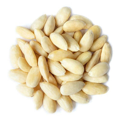 Organic Blanched Almonds Bulk Size 25 lbs/11.33 kgs