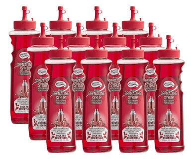 Master of Mixes 375 mL Grenadine Syrup - Authentic Pomegranate Flavor (12/Case)