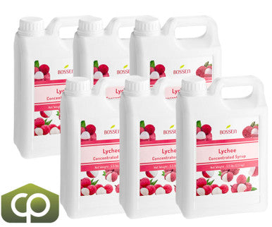 Bossen Lychee Concentrated Bubble Tea Syrup 1.9 kg (64 fl. oz.) - Tropical Elegance(6/Case)