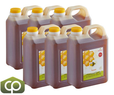 Bossen Honey Bubble Tea Flavored Syrup 74 fl. oz. (2.19 L) - Real Honey(6/Case)