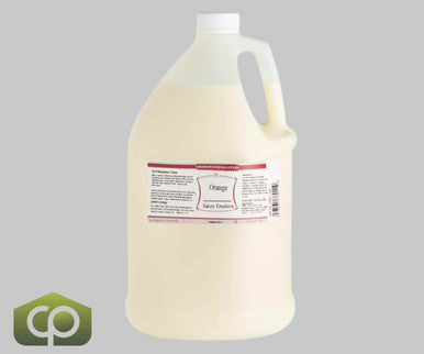 LorAnn Oils 1 Gallon All-Natural Vibrant Orange Bakery Emulsion