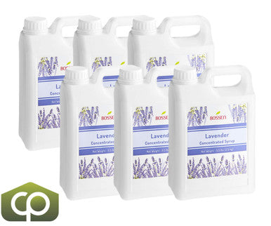 Bossen Lavender Bubble Tea Concentrated Syrup 64 fl. oz. (1.89 L) - Real Lavender Juice(6/Case)