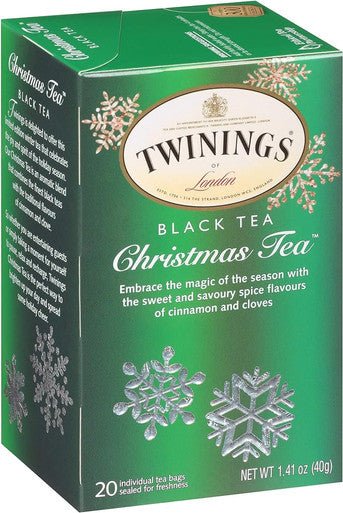 Twinings Christmas Quick and Sanitary Brewing Tea Bags - 20-Box(6/CASE)