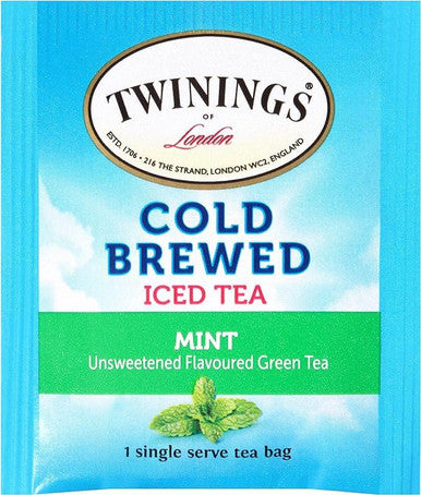 Twinings Green Refreshing Mint Cold Brewed Iced Tea Bags - 20/Box(6/CASE)