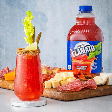 Mott's Clamato The Original, Caesar Cocktail Mix, 2.54 L Bottle, Pack of 8