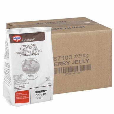Oetker Gelatin Orange Low Calorie 500g/1.10Lbs (2/Case)-Canadian Made
