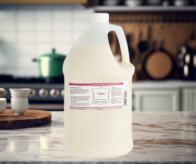LorAnn Oils 1 Gallon All-Natural Bright Lemon Bakery Emulsion