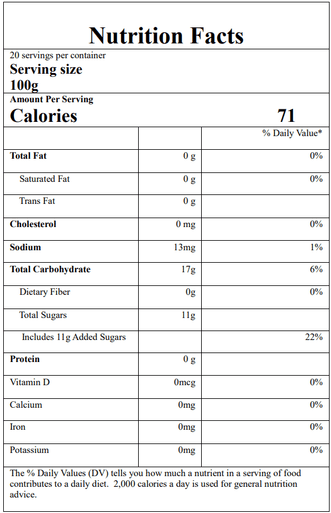 Bossen 1.99kg/4.4 lb. Brown/Black Sugar Crystal Bubble Tea Boba in Syrup | (6/Case)