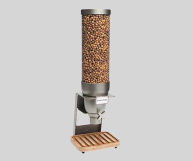 Rosseto 7.6 Liter Single Canister Snack/Cereal Dispenser - Modern Convenience with Natural Bamboo Accents