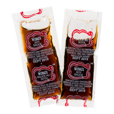 Wings Soy Sauce, Portion | 9G/Unit, 500 Units/Case