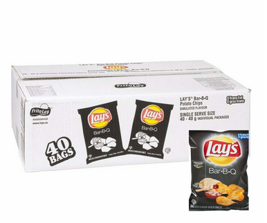 Lay's Barbeque Potato Chips | 40G/Unit, 40 Units/Case