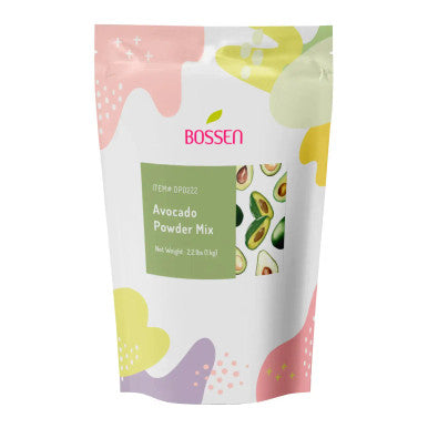 Bossen Avocado Bubble Tea Powder Mix 2.2 lb. (1 kg) | Creamy Flavor(10/Case)