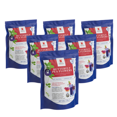 Wild Hibiscus Whole Dried Butterfly Pea Flowers | 2 oz. (57 g) Bag | 6/CASE
