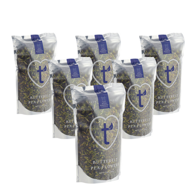 Wild Hibiscus Whole Dried Butterfly Pea Flowers | 12 oz. (340 g) Bag | 6/CASE