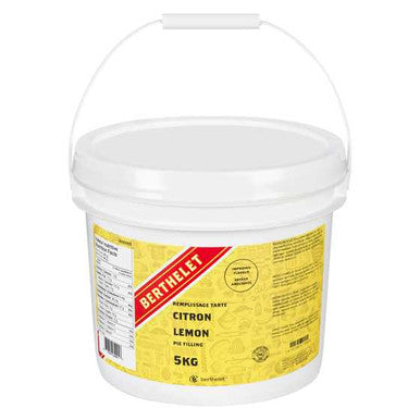 Berthelet Pie Filling Bulk Food Service Lemon 5 kg/11lbs