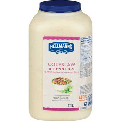 HELLMANNS Creamy Coleslaw Dressing 3.78Litre