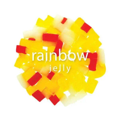 Bossen Assorted Rainbow Jelly Topping 8.38 lb. (3.8 kg) - 4/Case | Sweet Sugar