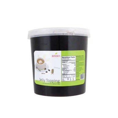 Bossen Coffee Jelly Topping 7.28 lb. (3.29 kg) - 4/Case | Rich Coffee Flavor