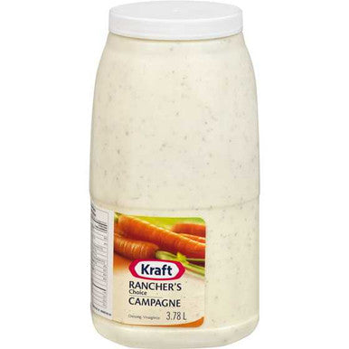 KRAFT Salad Dressing, Rancher's Choice 3.78Litre