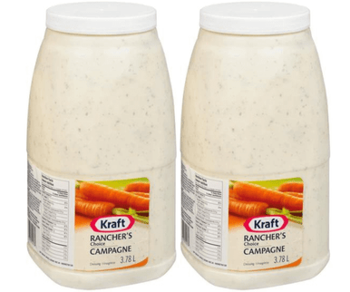 Kraft Dressing, Ranchers Trans Fat Compliant | 3.78L/Unit, 2 Units/Case