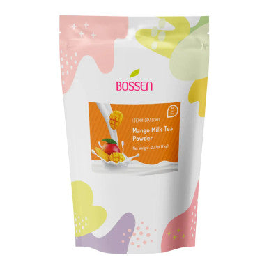 Bossen All-in-One Mango Bubble Milk Tea Powder Mix 2.2 lb. (1 kg)(10/Case)