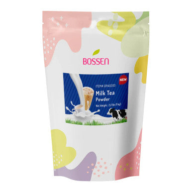 Bossen All-in-One Bubble Tea Milk Tea Powder Mix 2.2 lb. (1 kg) | Full-Bodied Black Tea(10/Case)