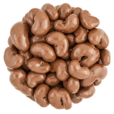 Milk Chocolate-Covered Cashews Bulk Size 25 lbs/11.33 kgs