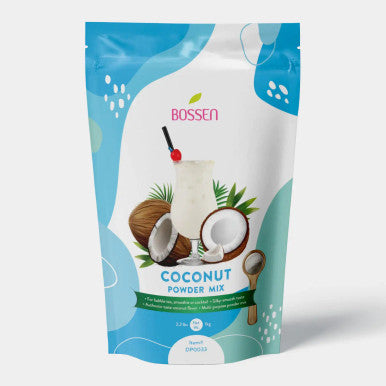 Bossen 1 kg (2.2 lb.) Coconut Powder Mix - Tropical Indulgence for Bubble Tea(10/Case)