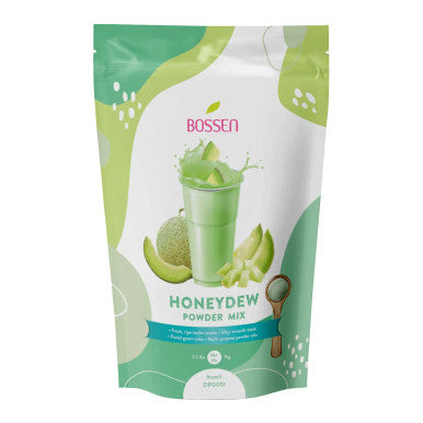 Bossen Honeydew Bubble Tea Powder Mix 1 kg (2.2 lb.) - Refreshing Melon(10/Case)