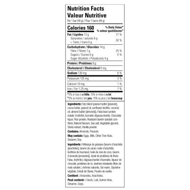 No Sugar Keto Bomb Chocolate Peanut Butter Bars 480G, 2-Pack