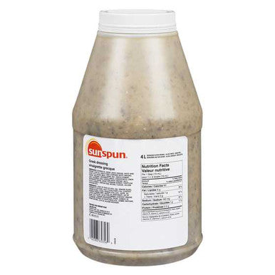 SUNSPUN Salad Dressing, Greek 4Litre