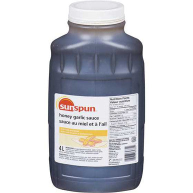 SUNSPUN Sauce Honey Garlic Bulk Food Service 4L/1 Gallon