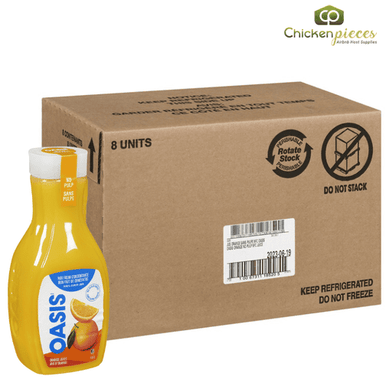 Oasis Juice Orange No-Pulp Not From Concentrate 1.5L/50.72 oz (8/Case) - Canadian Made