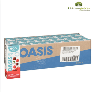 Oasis Juice Fruit Fusion Hydrafruit 200ML/6.76 oz (30/Case) - Canadian Made