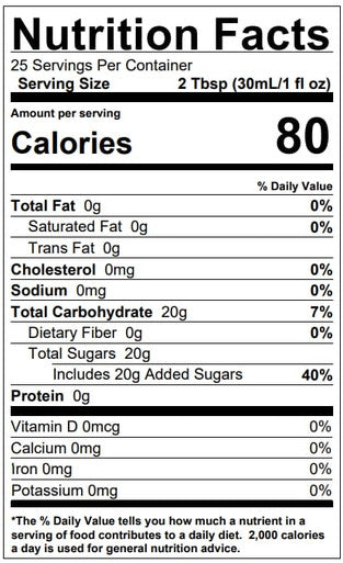 Torani Puremade Lavender Flavoring Syrup - 750 mL of Refreshing Floral (12/Case)