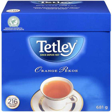 TETLEY Orange Pekoe Black Tea 216 ea