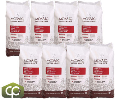 Mosaic Dark Costa Rican Whole Bean Coffee | 2LB/Unit, 8 Units/Case