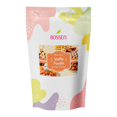 Bossen 2.2 lb. (1 kg) Bubble Tea Waffle Powder Mix | culinary creations(10/Case)