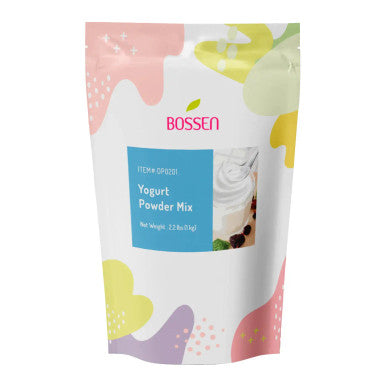 Bossen 2.2 lb. (1 kg) Bubble Tea Yogurt Powder Mix | Classic Tart Japanese-Style Flavor(10/Case)