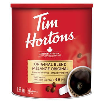 Tim Hortons Original Blend Fine Grind Coffee - 1.36 kg/48oz